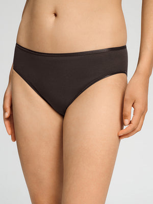 Cotton Seamless midi brief Seasonal colour / Dark Mocha