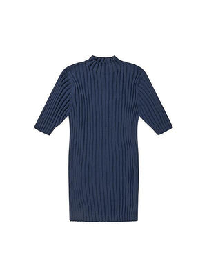 High Neck Rib Tee