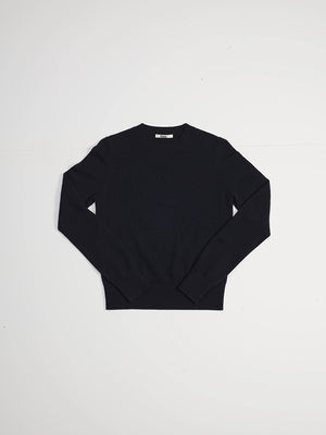 Crew - Wool Cashmere - Navy