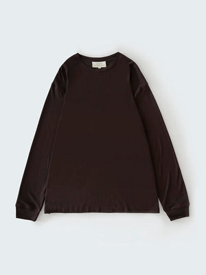 Simmons long sleeved   T-shirt in black grape