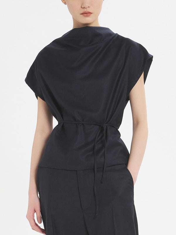 Bianchina top in wool