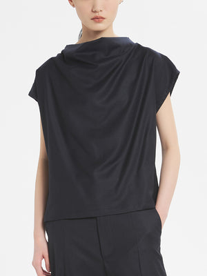 Bianchina top in wool