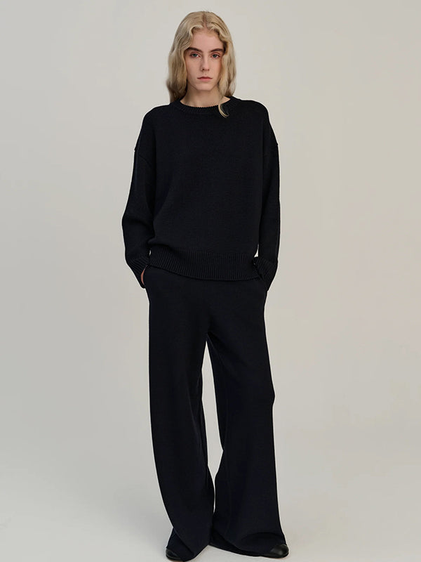 Pants - Navy - Merino Wool