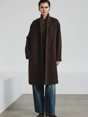 Double wool cotton coat