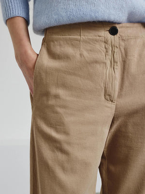 Iconic trousers in brushed drill
