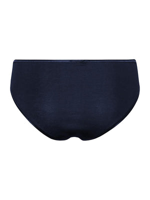 Cotton Seamless Midi Briefs / Seasonal Colour Deep Navy